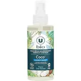 Huile sèche nourrissante pour le corps et les cheveux au coco, U BIO  (150 ml)