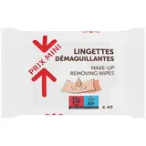 Lingettes démaquillantes, Prix Mini (x 40)