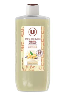 Crème de douche vanille, U (250 ml)