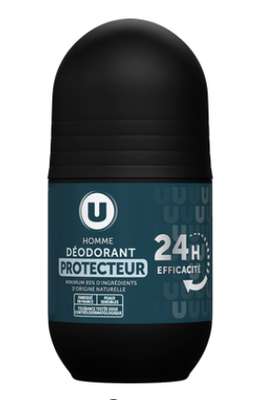 Déodorant homme peaux sensible 24h bille, U (50 ml)