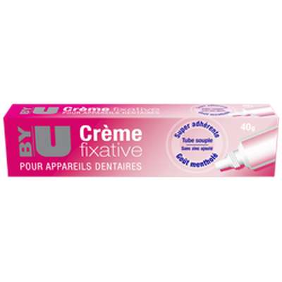 Crème fixative pour appareil dentaire, By U (40 g)