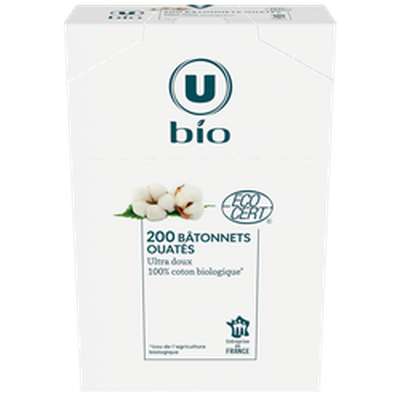Bâtonnets ouatés BIO, U (x 200)