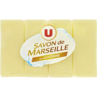 Savon de Marseille à la glycérine, U (4 x 200 g)