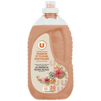 Lessive liquide parfum passion & fleurs exotiques, U (30 lavages = 1,5 L)