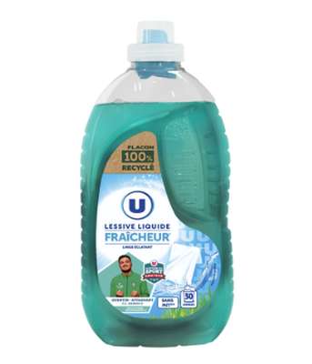 Lessive liquide fraîcheur, U (30 lavages = 1,5 L)