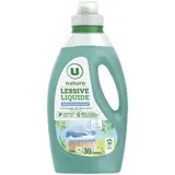 Lessive liquide parfum fraîcheur intense, U Nature  (30 lavages 1,5 L)