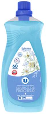 Adoucissant concentré source de fraîcheur, U (1,5 L)