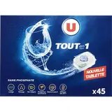 Tablettes lave-vaisselle tout en 1, U (x 45)