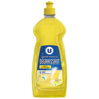 Liquide vaisselle parfum citron, U (750 ml)