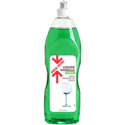Liquide vaisselle parfum pomme, Prix Mini (1 L)
