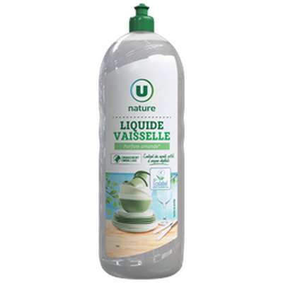 Liquide vaisselle parfum amande, U Nature (750 ml)
