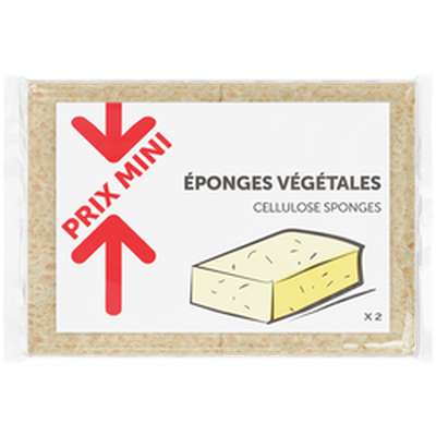Eponges végétales, Prix Mini (x 2)