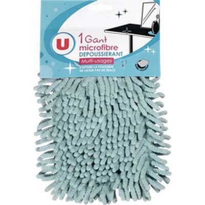Gant en microfibre dépoussiérant multi-usages, U (x 1)