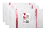 Lavette gaufrée blanche, Prix Mini (Lot de 3 , 30 x 70 cm)