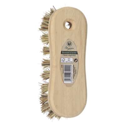 Brosse en fibres végétales, U MAISON