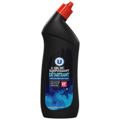 Gel WC surpuissant détartrant, U (750 ml)