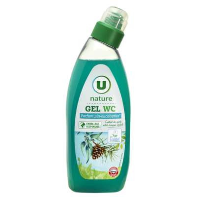 Gel wc parfum pin et eucalyptus, U Nature (750 ml)