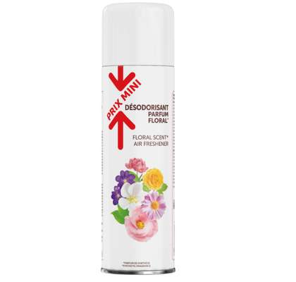 Désodorisant parfum floral, Prix mini (300 ml)