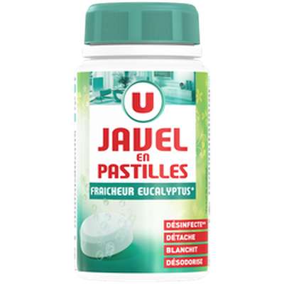 Pastilles de javel à l'eucalyptus, U (x 48, 161 g)