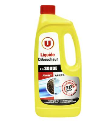 Déboucheur liquide à la soude, U  (1 L)