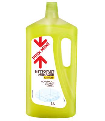 Nettoyant ménager parfum citron, Prix Mini (2 l)