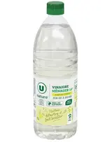 Vinaigre ménager parfum citron 14°, U Nature (1 L)