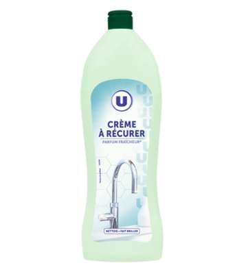 Crème à récurer javel, U (750 ml)