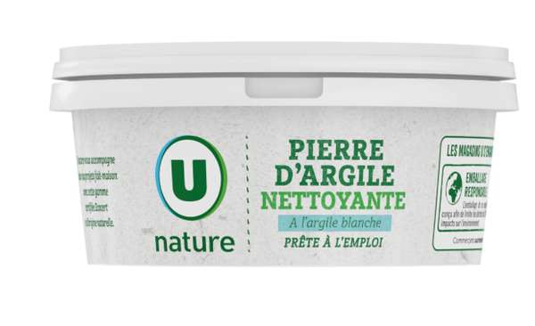 Pierre d'argile nettoyante, U Nature (400 g)