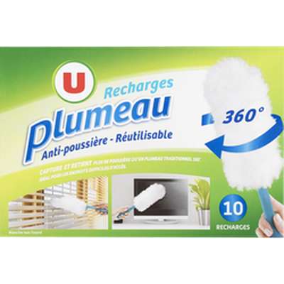 Recharge pour plumeau dépoussiérant 360°, U (x 10)
