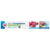 Sacs congélation fermeture double zip - grande taille, U (x 15)