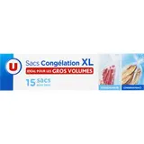 Sacs congélation XL gros volumes, U (x 15)