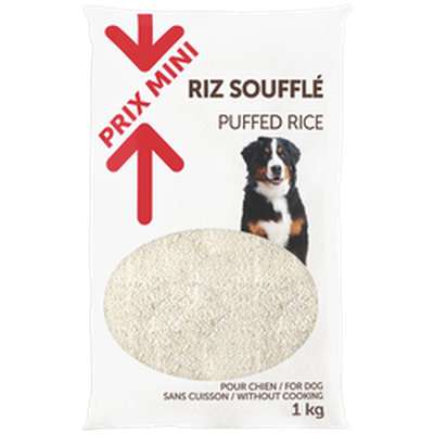 Riz soufflé, Prix Mini (1 kg)