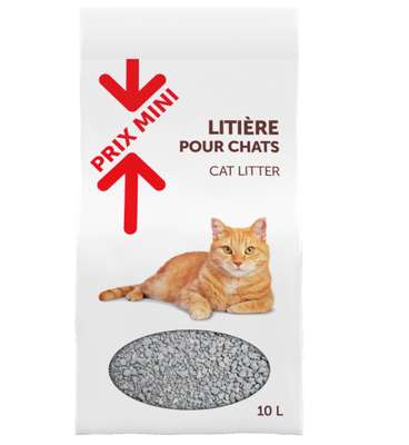 Litière pour chats, Prix Mini (10 L)