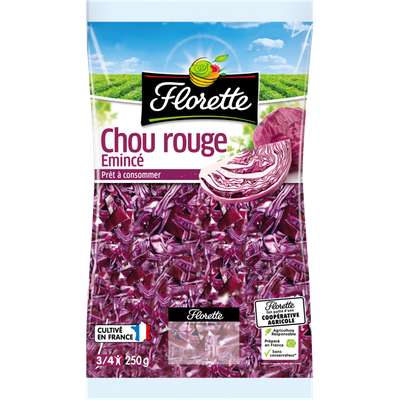 Chou rouge râpé, Florette (250 g)