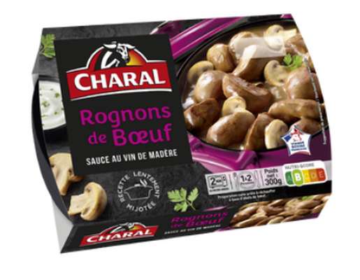 Rognons de boeuf sauce Madère, Charal (2 x 150 g)