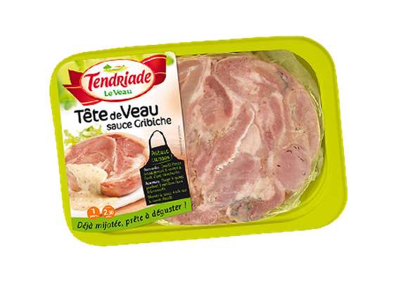 Tête de veau sauce gribiche, Tendriade (300 g)