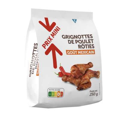 Grignottes de poulet mexicaine, Prix mini (250 g)