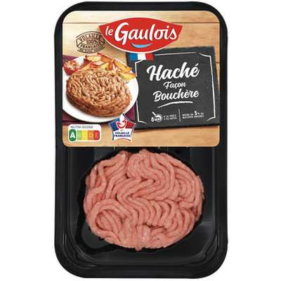 Haché de dinde façon bouchère, Le Gaulois (x 2, 200 g)