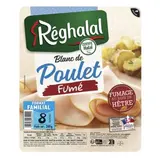 Blanc de poulet fumé, Reghalal (x 8 tranches, 240 g)