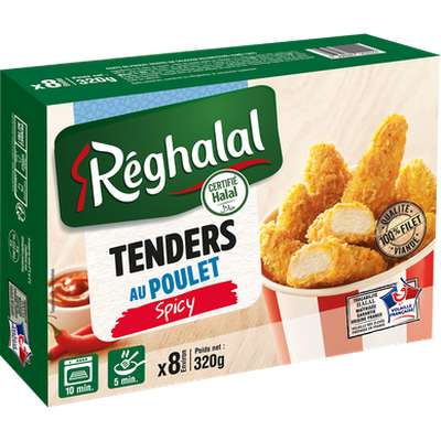 Tenders au poulet spicy, Reghalal (320 g)
