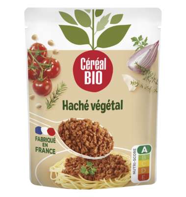 Haché végétal façon Bolognaise au soja, Céréal Bio (250 g)