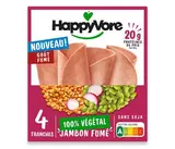 Jambon fumé végétal & gourmand, HappyVore (120 g)