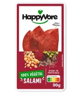 Salami au poivre végétal & gourmand, HappyVore (90 g)