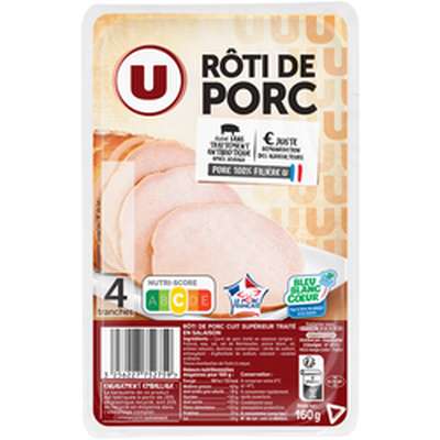 Rôti de porc, U (x 4, 160 g)