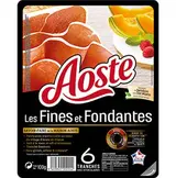 Jambon cru Les Fines et Fondantes, Aoste (6 tranches, 100 g)