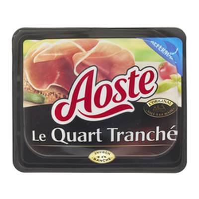 Jambon cru Le Quart tranché, Aoste (18 tranches, 220 g)