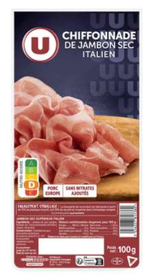 Chiffonnade de jambon sec italien, U (100 g)