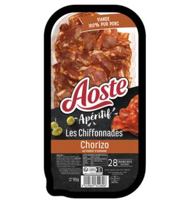 Les chiffonnades de chorizo, Aoste (90 g)