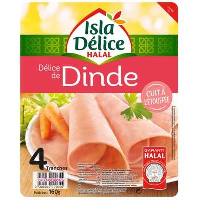 Délice de dinde, Isla Délice (4 tranches, 160 g)