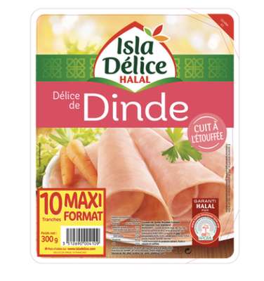 Délice de dinde, Isla Délice (10 tranches, 300 g)